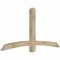 Ekena Millwork Bellingham Rough Sawn Timber Gable Bracket, Douglas Fir, 72"W x 36"H x 4"D x 4"F, 12/12 Pitch GBW072X36X0404BEL00RDF - alternate 3